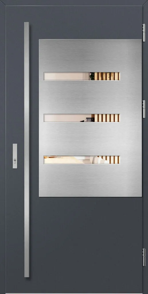 Erkado Melk 1 steel entrance door – Satin anthracite