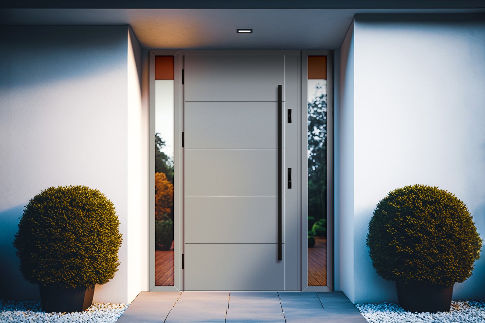 Erkado Kella steel entrance door – visualisation